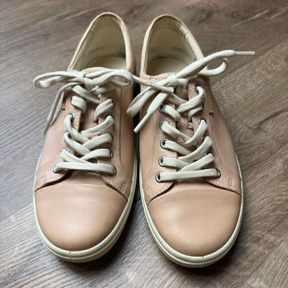 ECCO | Soft 7 Leather Sneakers‎ Extra Wide - Picture 6 of 9